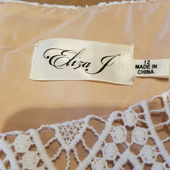 ELIZA J OVERLAY SHEATH DRESS - Picture 5 of 7